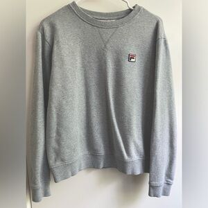Grey Fila Crewneck